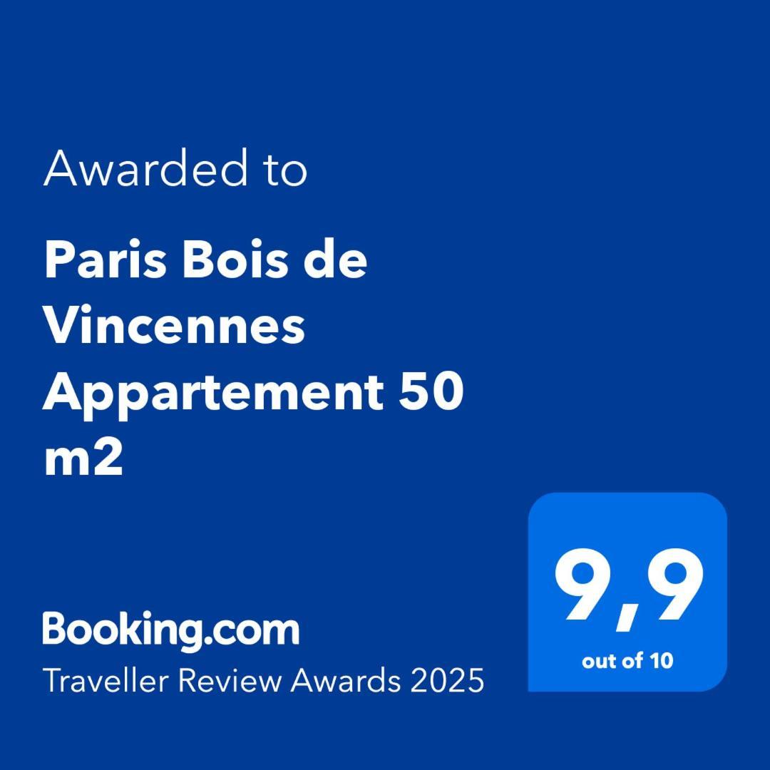 Paris Bois De Vincennes Appartement 50 M2 Eksteriør bilde